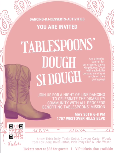 Flyer for Tablespoons' Dough Si Dough