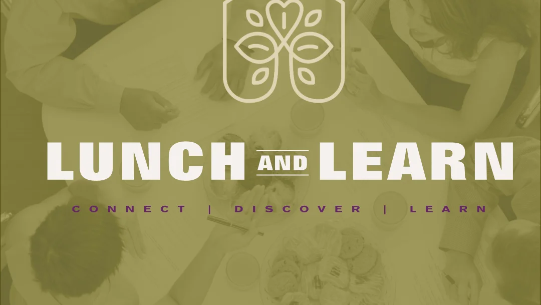 Lunch and Learn Green Banner