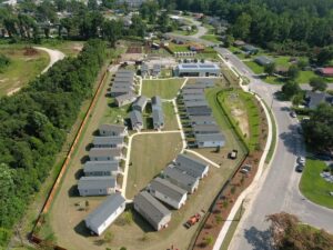 village of tiny homes