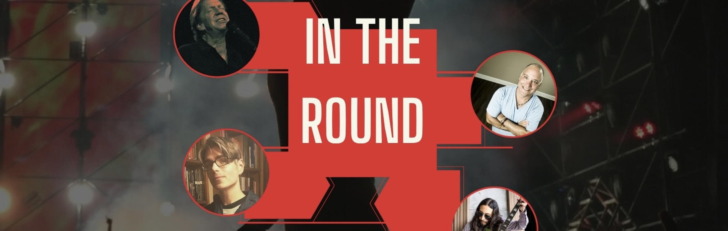 In the round flyer with performer's photos