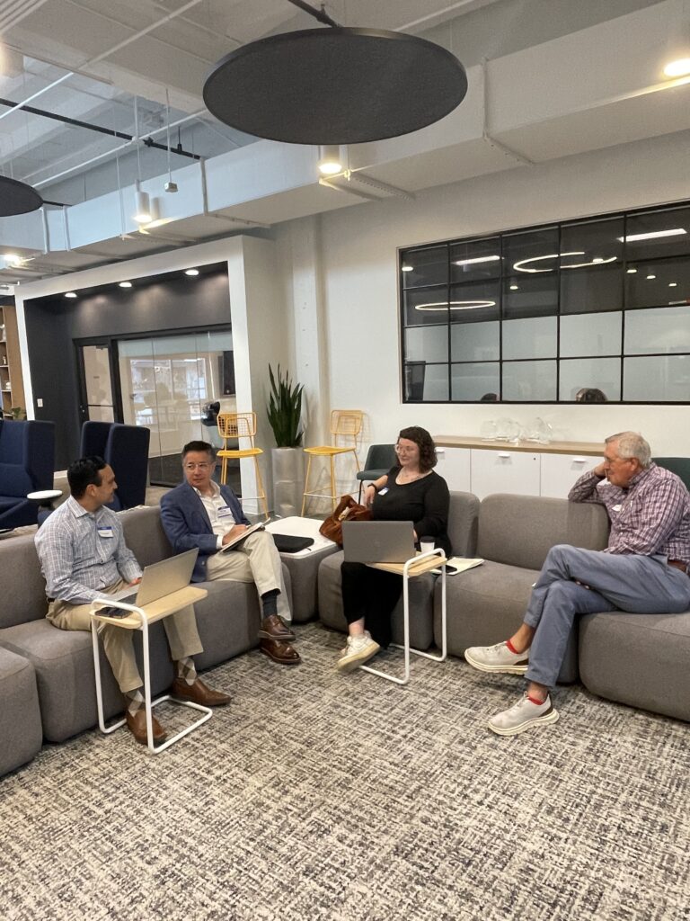 JA of Central Virginia meets with marketing volunteers.