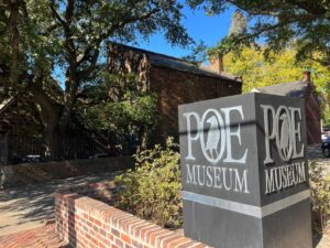 Poe Museum sign