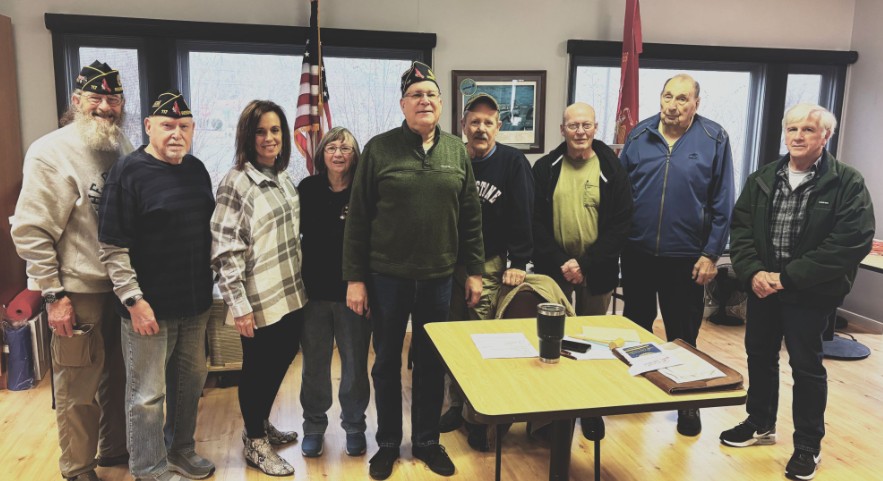 Chimney Trail Foundation with Veterans at the American Legion